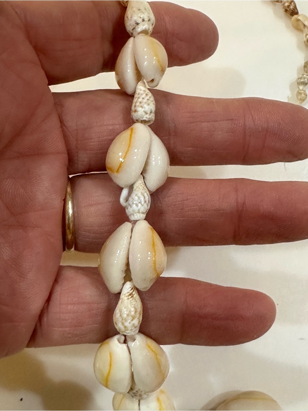 4 Piece Natural Cowrie & Mixed Shell Jewelry Set – Necklaces & Bracelet - Picture 8 of 11